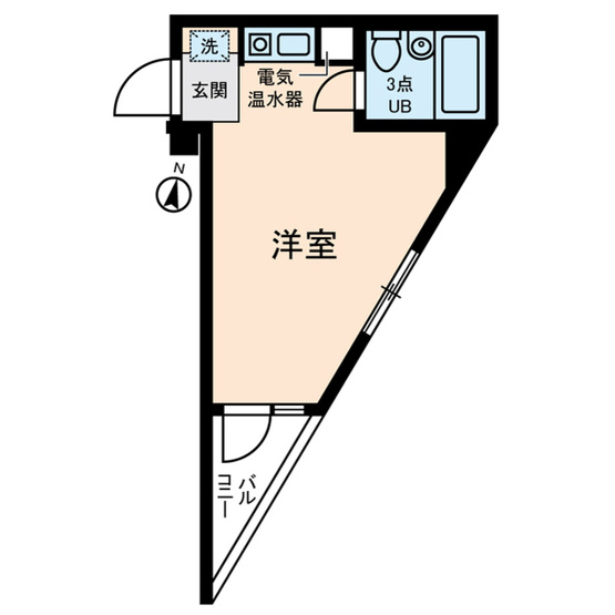 【間取り】 | キャッスル・日野台