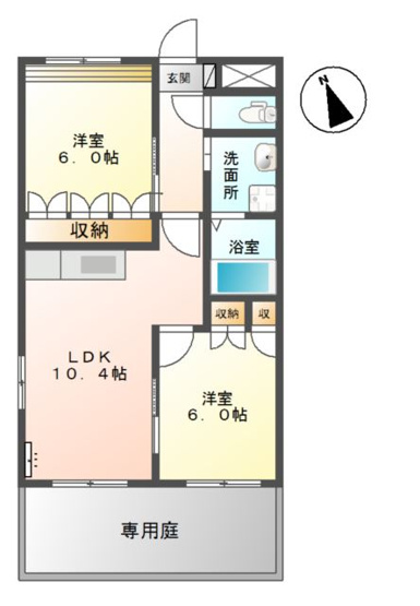【間取り】 | Ｌａ　ｆｒｏｎｔｅｒａ