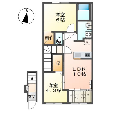 【間取り】 | （仮称）新築藤沢遠藤アパート