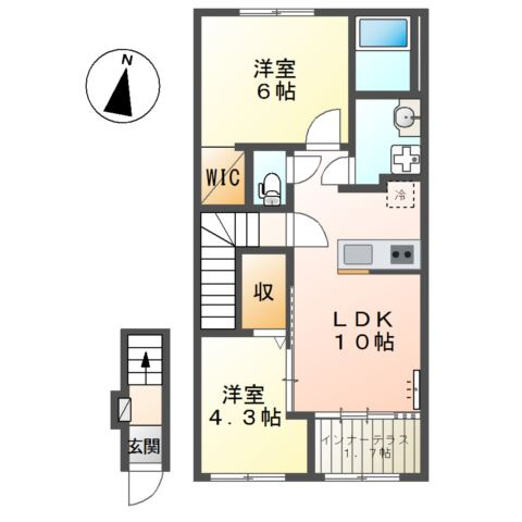 【間取り】 | （仮称）新築藤沢遠藤アパート