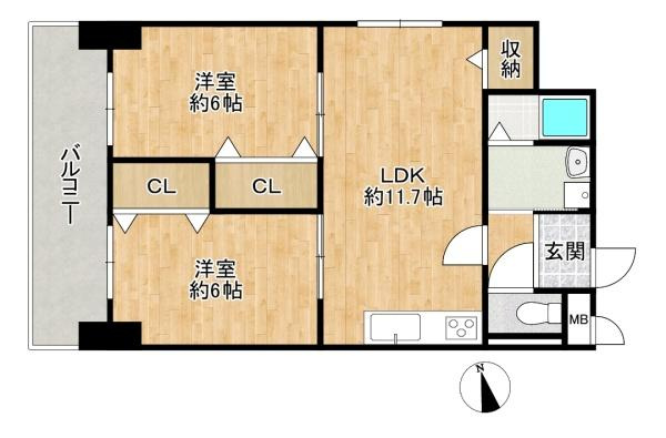 【間取り】 | PSハイツ　中古マンション