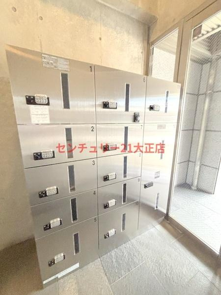 大阪市港区波除２丁目の賃貸マンションのエントランス