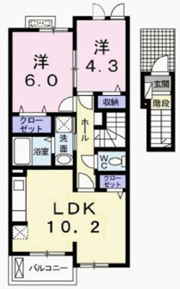 【間取り】 | アンソレイユⅡ