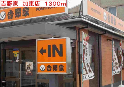 【周辺】 | ミレニアム・カーサＢ | 吉野家　加東店まで1300m