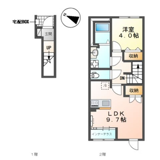 【間取り】 | 丹波篠山市中野　賃貸アパートⅡ期新築工事