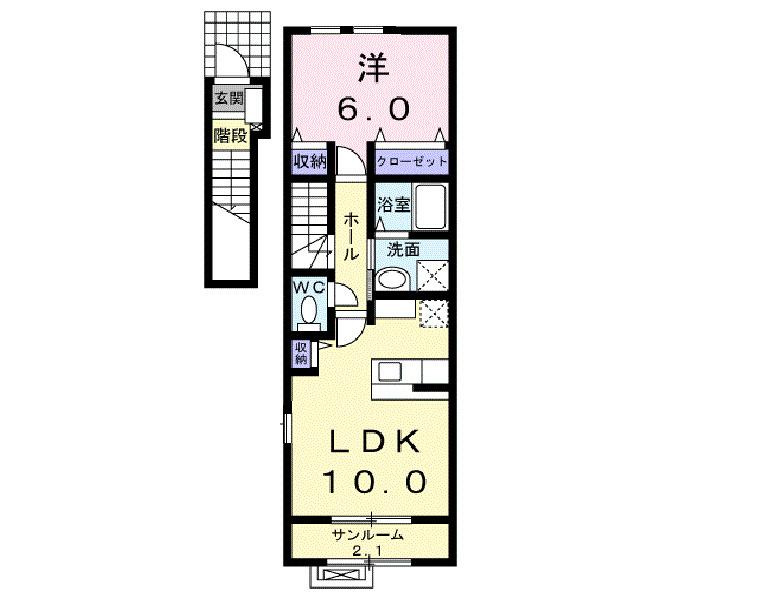 ビオレタの間取り