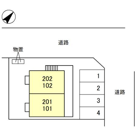 ロイヤルシャンティⅡの区画図