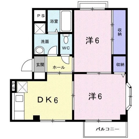 レジデンス田中Ⅱの間取り