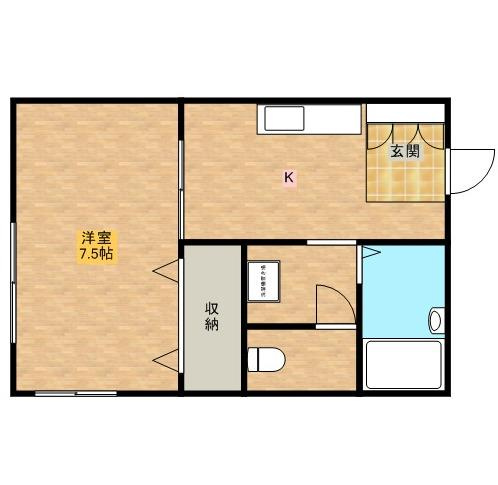 ハイツ芙蓉の間取り