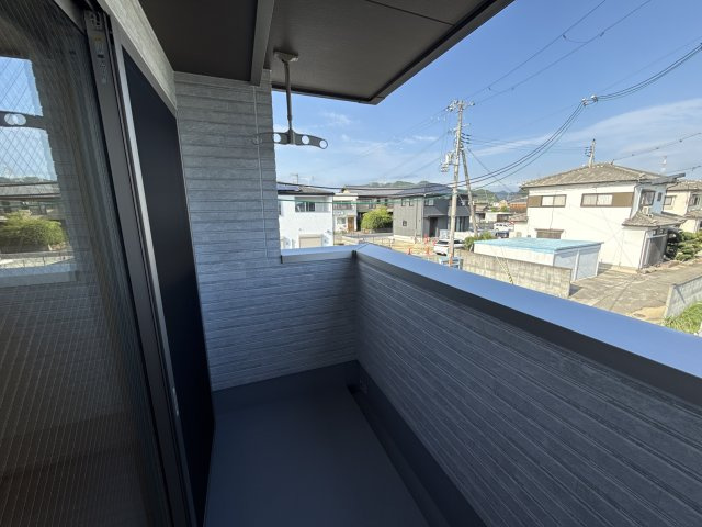 継アパートのバルコニー
