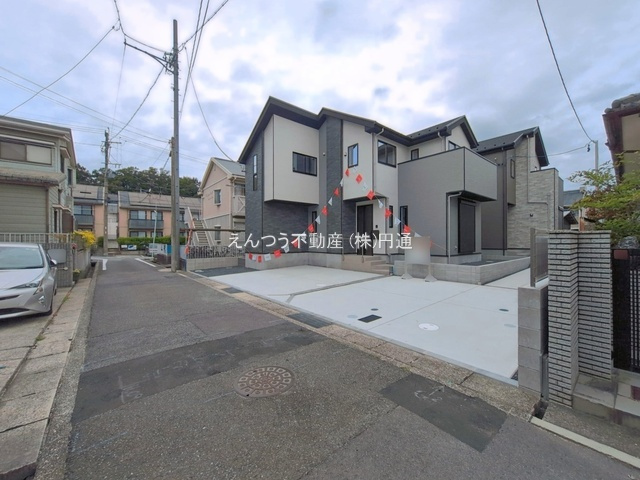平和が丘1期の前面道路含む現地写真