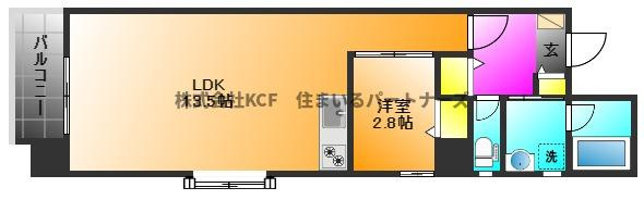 アヴァンティ久留米中央の間取り