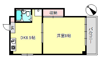 柳本マンションの間取り