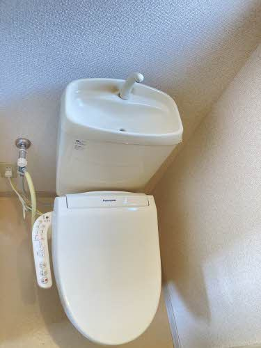 ボヌール　一番館のトイレ|※同タイプの部屋写真です
