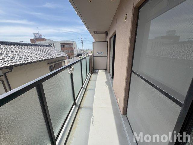 セーヌ東岸和田のバルコニー