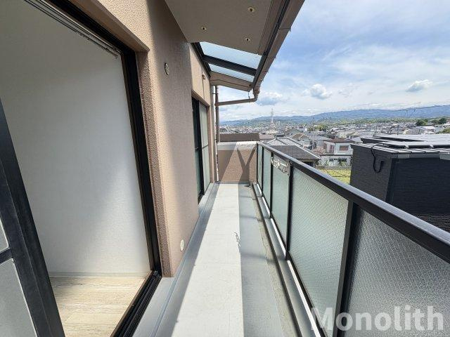 セーヌ東岸和田のバルコニー