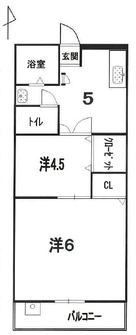 浜武シティビル【キャッシュバック対象物件】の間取り