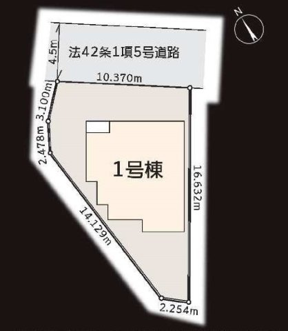 17.5帖LDK＋3帖の畳コーナーを備えた、自然豊かな住環境で叶える穏やかな新生活★仲介手数料無料★の区画図|南東側が開けた敷地配置で、陽当たりと開放感を確保。前面道路との距離感にもゆとりがあり、落ち着いた住宅街で穏やかな暮らしを叶えます。