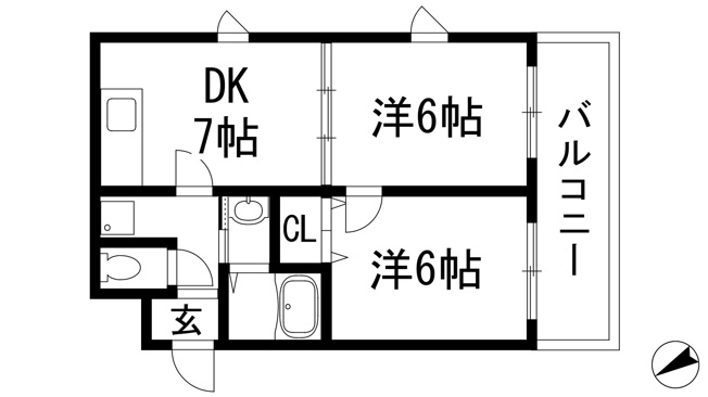 【間取り】 | ヴィラ瑞ヶ丘