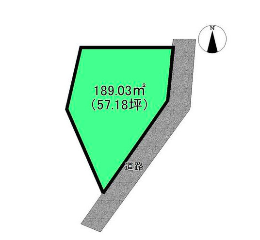 中筋町1丁目　売土地の土地図