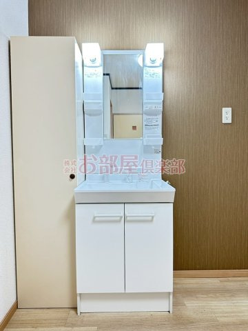 ライフコート御井の洗面所|スペースが確保できる洗面所です