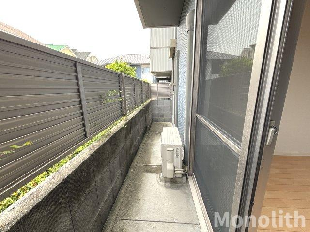 カーサミーアⅡB棟の庭