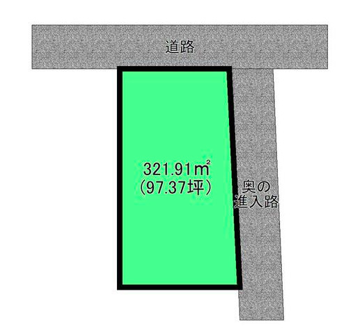 庄内町5丁目　売土地の土地図