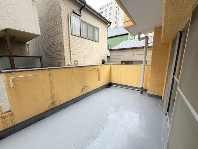 六甲道レクランのバルコニー