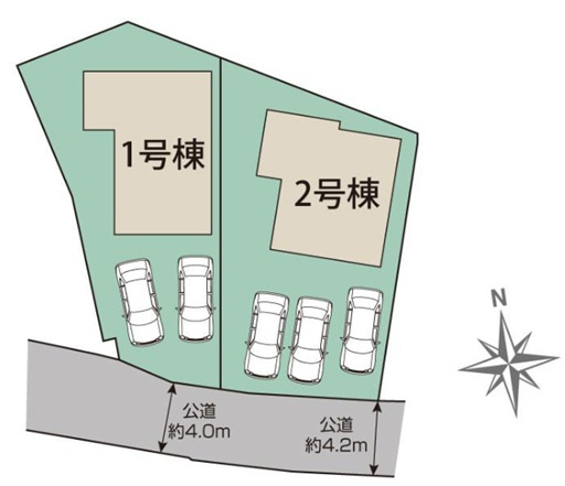 明石市魚住町中尾の区画図
