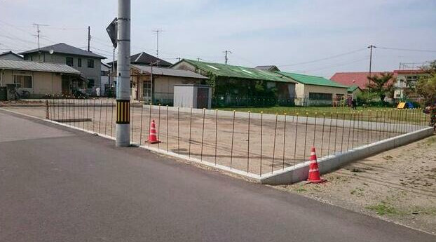 喜光地町2丁目　売土地の前面道路含む現地写真