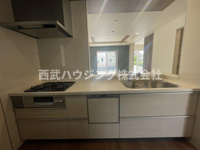 【仲介手数料無料】所沢市東狭山ケ丘全７棟１号棟　所沢市の新築なら西武ハウジングのキッチン