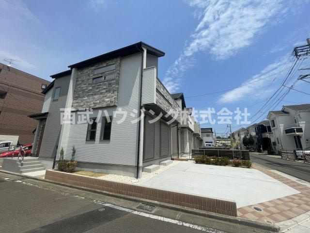 【仲介手数料無料】所沢市東狭山ケ丘全７棟１号棟　所沢市の新築なら西武ハウジングの前面道路含む現地写真