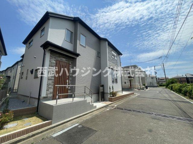 【仲介手数料無料】所沢市東狭山ケ丘全７棟１号棟　所沢市の新築なら西武ハウジングの前面道路含む現地写真