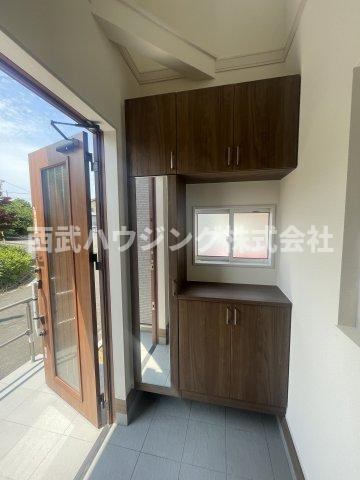 【仲介手数料無料】所沢市東狭山ケ丘全７棟１号棟　所沢市の新築なら西武ハウジングの玄関