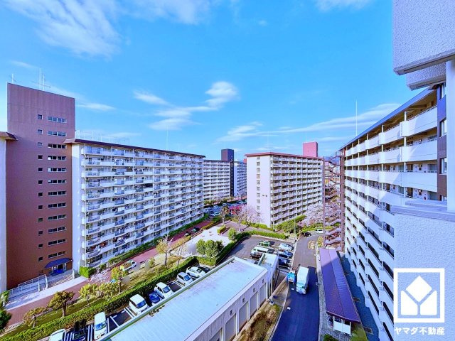 向島ニュータウン第三街区A棟の展望