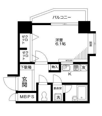 【間取り】 | 日神パレステージ三軒茶屋第２