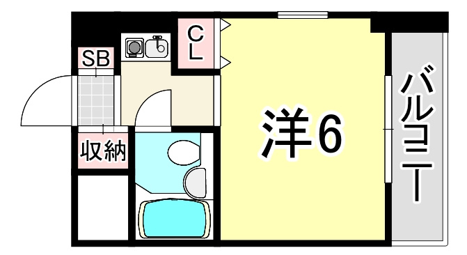 猪名寺パークマンションⅠの間取り
