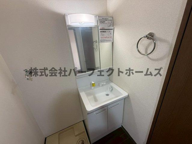 高柳2丁目戸建　賃貸の独立洗面台|独立洗面台、朝の身支度には欠かせません