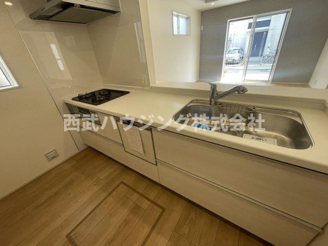 【仲介手数料無料】所沢市東狭山ケ丘全７棟２号棟　所沢市の新築なら西武ハウジングのキッチン
