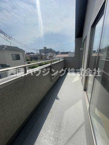 【仲介手数料無料】所沢市東狭山ケ丘全７棟２号棟　所沢市の新築なら西武ハウジングのバルコニー