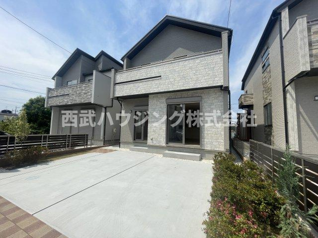 【仲介手数料無料】所沢市東狭山ケ丘全７棟２号棟　所沢市の新築なら西武ハウジングの前面道路含む現地写真
