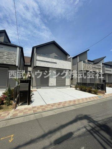 【仲介手数料無料】所沢市東狭山ケ丘全７棟２号棟　所沢市の新築なら西武ハウジングの前面道路含む現地写真