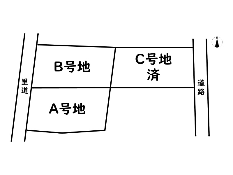 たつの市龍野町北龍野/売土地の区画図