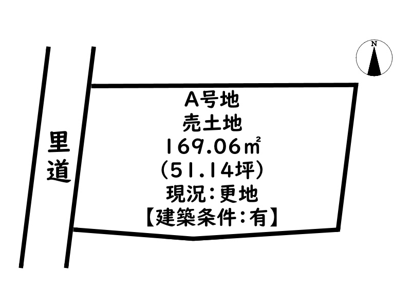 たつの市龍野町北龍野/売土地の土地図