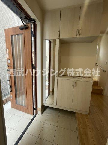 【仲介手数料無料】所沢市東狭山ケ丘全７棟３号棟　所沢市の新築なら西武ハウジングの玄関