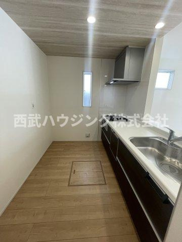 【仲介手数料無料】所沢市東狭山ケ丘全７棟３号棟　所沢市の新築なら西武ハウジングのキッチン