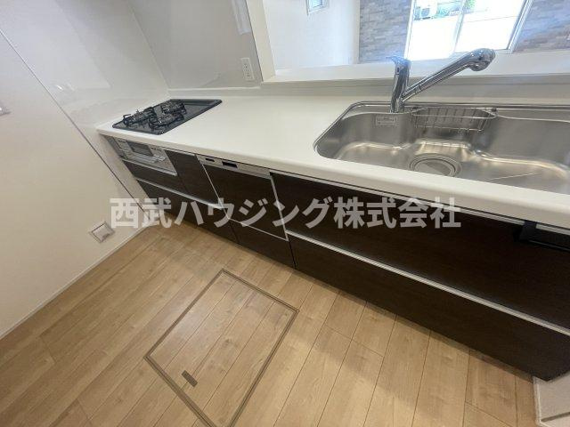 【仲介手数料無料】所沢市東狭山ケ丘全７棟３号棟　所沢市の新築なら西武ハウジングのキッチン