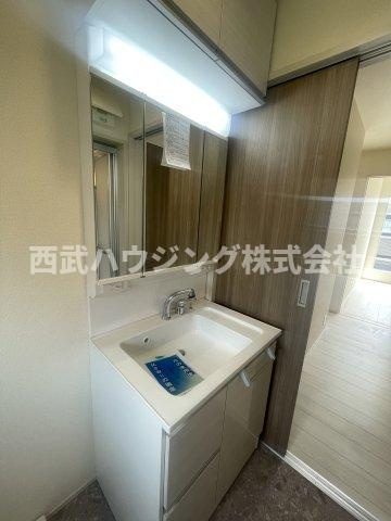 【仲介手数料無料】所沢市東狭山ケ丘全７棟４号棟　所沢市の新築なら西武ハウジングの独立洗面台