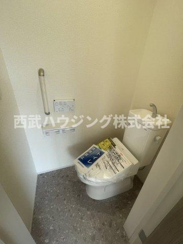 【仲介手数料無料】所沢市東狭山ケ丘全７棟４号棟　所沢市の新築なら西武ハウジングのトイレ