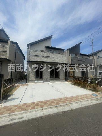 【仲介手数料無料】所沢市東狭山ケ丘全７棟４号棟　所沢市の新築なら西武ハウジングの前面道路含む現地写真